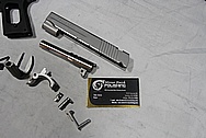 Sig Sauer C3 Grip Laser 1911 .45 Auto Stainless Steel / Aluminum Frame Gun Parts BEFORE Chrome-Like Metal Polishing and Buffing Services / Restoration Services 