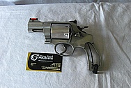 Steel .44 Magnum Gun Revolver BEFORE Chrome-Like Metal Polishing and Buffing Services / Restoration Services