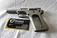 Colt Gold Cup Trophy Semi - Auto Gun BEFORE Chrome-Like Metal Polishing and Buffing Services / Restoration Services