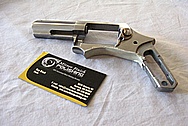 Ruger SP 101 Stainless Steel Pistol BEFORE Chrome-Like Metal Polishing and Buffing Services Plus Custom Engraving Services