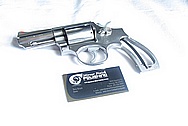 S&W Model 66 Stainless Steel Revolver Gun Cylinder and Frame BEFORE Chrome-Like Metal Polishing and Buffing Services