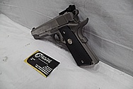 Colt Gold Cup Trophy 1911 Stainless Steel Semi - Automatic Gun BEFORE Chrome-Like Metal Polishing and Buffing Services / Restoration Service