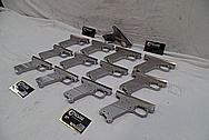 Aluminum Semi Automatic Gun Frame BEFORE Chrome-Like Metal Polishing and Buffing Services / Restoration Service