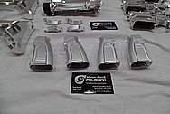 Aluminum Cobalt Kinetics AR - 15 Gun / Rifle Upper, Lower, Hand Grip and Trigger Guard BEFORE Chrome-Like Metal Polishing and Buffing Services / Restoration Service