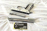 Witness 1 Stainless Steel Gun Slide, Frame and Barrel BEFORE Chrome-Like Metal Polishing and Buffing Services
