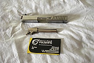 KAHR CW9 Stainless Steel Slide and Barrel BEFORE Chrome-Like Metal Polishing and Buffing Services