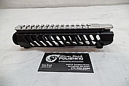 Aluminum AR-15 Gun Upper Reciver BEFORE Chrome-Like Metal Polishing and Buffing Services / Restoration Service