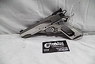 Colt Stainless Steel MKIV Series 80 Government Model Stainless Steel 1911 Semi-Automatic Gun / Pistol BEFORE Chrome-Like Metal Polishing and Buffing Services / Restoration Services