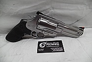 S&W / Smith & Wesson Model 500 Stainless Steel Revolver / Gun BEFORE Chrome-Like Metal Polishing and Buffing Services / Restoration Services 