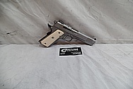 S&W Springfield 1911 Stainless Steel Gun / Pistol BEFORE Chrome-Like Metal Polishing - Stainless Steel Polishing