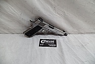 Colt Commander .45 Auto 1911 Stainless Steel Gun / Pistol BEFORE Chrome-Like Metal Polishing - Stainless Steel Polishing