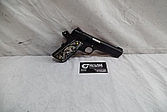 Colt Government Model .45 Auto 1911 Stainless Steel Gun / Pistol BEFORE Chrome-Like Metal Polishing - Stainless Steel Polishing