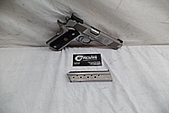 Springfield Armory 1911 9MM Stainless Steel Gun / Pistol BEFORE Chrome-Like Metal Polishing - Stainless Steel Polishing