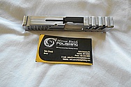 Springfield Armor XD-S .45 ACP Custom Stainless Steel Gun Slide BEFORE Chrome-Like Metal Polishing - Stainless Steel Polishing