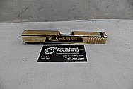 Glock .22 Caliber Stainless Steel Gun Slide BEFORE Chrome-Like Metal Polishing - Stainless Steel Polishing