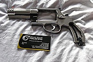 Smith & Wesson (S&W 500) 500 Stainless Steel Gun Frame, Cylinder and Barrel BEFORE Chrome-Like Metal Polishing and Buffing Services