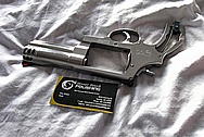 Smith & Wesson (S&W 500) 500 Stainless Steel Gun Frame, Cylinder and Barrel BEFORE Chrome-Like Metal Polishing and Buffing Services