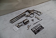 1965 Colt Python .357 Magnum Stainless Steel Revolver / Gun BEFORE Chrome-Like Metal Polishing and Buffing Services - Stainless Steel Polishing Services