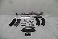 Steel AK-47 Parts BEFORE Chrome-Like Metal Polishing and Buffing Services / Restoration Services - Steel Polishing Services