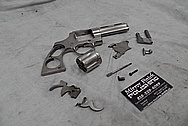 Colt Python .357 Stainless Steel Gun Parts BEFORE Chrome-Like Metal Polishing and Buffing Services / Restoration Services - Stainless Steel Polishing Services