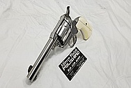 Ruger New Vaquero Stainless Steel .45 Caliber Revolver BEFORE Chrome-Like Metal Polishing and Buffing Services - Stainless Steel Polishing