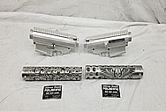 AR15 .308 Aluminum Gun Parts BEFORE Chrome-Like Metal Polishing - Aluminum Polishing - Gun Polishing