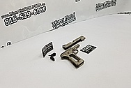 Stainless Steel Slide Action Gun Parts BEFORE Chrome-Like Metal Polishing - Stainless Steel Polishing