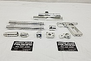 AR-15 Aluminum Machined Gun Parts BEFORE Chrome-Like Metal Polishing - Aluminum Polishing