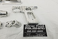 AR-15 Aluminum Machined Gun Parts BEFORE Chrome-Like Metal Polishing - Aluminum Polishing