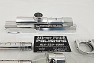 AR-15 Aluminum Machined Gun Parts BEFORE Chrome-Like Metal Polishing - Aluminum Polishing