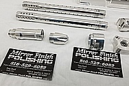 AR-15 Aluminum Machined Gun Parts BEFORE Chrome-Like Metal Polishing - Aluminum Polishing