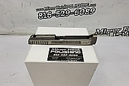 Stainless Steel Taurus PT-92 9MM Slide BEFORE Chrome-Like Metal Polishing and Buffing Services / Restoration Services - Stainless Steel Polishing