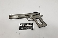 Kimber 1911 Stainless Steel Gun BEFORE Chrome-Like Metal Polishing and Buffing Services / Restoration Services - Stainless Steel Polishing - Gun Polishing 