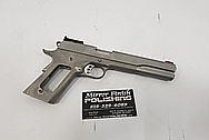 Kimber 1911 Stainless Steel Gun BEFORE Chrome-Like Metal Polishing and Buffing Services / Restoration Services - Stainless Steel Polishing - Gun Polishing 