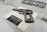 Zig M1 1911 Stainless Steel Gun Frame and Barrel BEFORE Chrome-Like Metal Polishing and Buffing Services / Restoration Services - Stainless Steel Polishing - Gun Polishing 