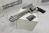 Smith and Wesson S&W 500 Magnum Revolver Gun BEFORE Chrome-Like Metal Polishing and Buffing Services - Stainless Steel Polishing - Gun Polishing