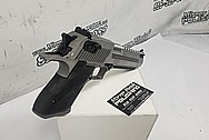 Desert Eagle 50 Caliber Stainless Steel Semi - Auto Gun / Pistol BEFORE Chrome-Like Metal Polishing and Buffing Services - Stainless Steel Polishing - Gun Polishing - Custom Gold Look Coating - Titanium Nitride Coating