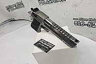 Desert Eagle 50 Caliber Stainless Steel Semi - Auto Gun / Pistol BEFORE Chrome-Like Metal Polishing and Buffing Services - Stainless Steel Polishing - Gun Polishing - Custom Gold Look Coating - Titanium Nitride Coating