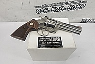 Colt Python .357 Magnum Stainless Steel Gun Parts BEFORE Chrome-Like Metal Polishing and Buffing Services - Stainless Steel Polishing - Gun Polishing