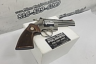 Colt Python .357 Magnum Stainless Steel Gun Parts BEFORE Chrome-Like Metal Polishing and Buffing Services - Stainless Steel Polishing - Gun Polishing