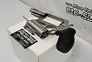 Stainless Steel Taurus Judge Gun Revolver BEFORE Chrome-Like Metal Polishing and Buffing Services - Stainless Steel Polishing - Gun Polishing