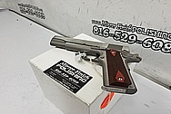 Colt 1911 Government Model .45 Auto Stainless Steel Gun Project BEFORE Chrome-Like Metal Polishing and Buffing Services / Restoration Services - Stainless Steel Polishing