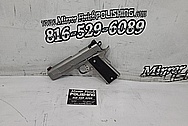 Kimber .45 1911 Auto Stainless Steel Gun Project BEFORE Chrome-Like Metal Polishing and Buffing Services / Restoration Services - Stainless Steel Polishing - Gun Polishing 