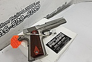 Stainless Steel Colt Government .45 Semi Automatic Gun / Pistol BEFORE Chrome-Like Metal Polishing and Buffing Services / Restoration Services - Aluminum Polishing