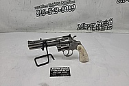 Colt Python .357 Stainless Steel Revolver Gun Parts BEFORE Chrome-Like Metal Polishing and Buffing Services / Restoration Services - Stainless Steel Polishing - Gun Parts Polishing