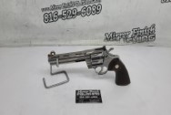 Desert Eagle .50 Caliber and Colt Python .357 Stainless Steel Guns BEFORE Chrome-Like Metal Polishing - Aluminum Polishing - Gun Polishing Services