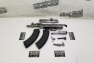 Micro Draco AK-47 Romanian Gun Parts BEFORE Chrome-Like Metal Polishing and Buffing Services / Restoration Services - Stainless Steel Polishing Services - Hubcap Polishing Service