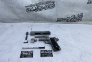 Colt MKIV 70 Series Government Model Semi-Auto Gun / Pistol BEFORE Chrome-Like Metal Polishing and Buffing Services / Restoration Services - Stainless Steel Polishing Services - Gun / Pistol Polishing Service