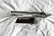 Stainless Steel Taurus 1911 Gun Slide BEFORE Chrome-Like Metal Polishing and Buffing Services / Restoration Services