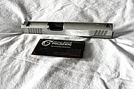 Stainless Steel Taurus 1911 Gun Slide BEFORE Chrome-Like Metal Polishing and Buffing Services / Restoration Services